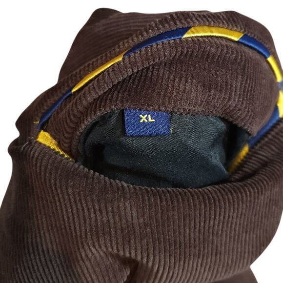 Club Room 2-Button Single-breasted Corduroy Blazer in Brown Preppy Men's XL - Picture 7 of 7